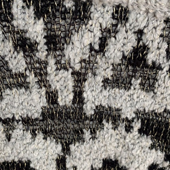 COPY - Lucky Brand gray/black metallic boucle cardigan, S - Picture 7 of 8